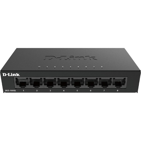 Фото - Коммутатор локальної мережі (Switch) D-Link DGS-108GL