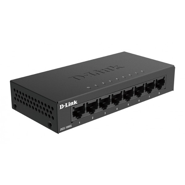 Фото - Коммутатор локальної мережі (Switch) D-Link DGS-108GL