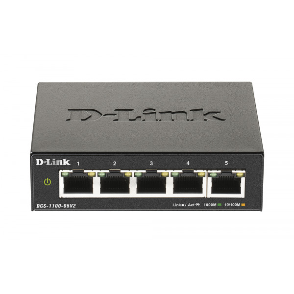 Фото - Коммутатор локальной сети (Switch) D-Link DGS-1100-05V2 Фото - Коммутатор локальной сети (Switch) D-Link DGS-1100-05V2