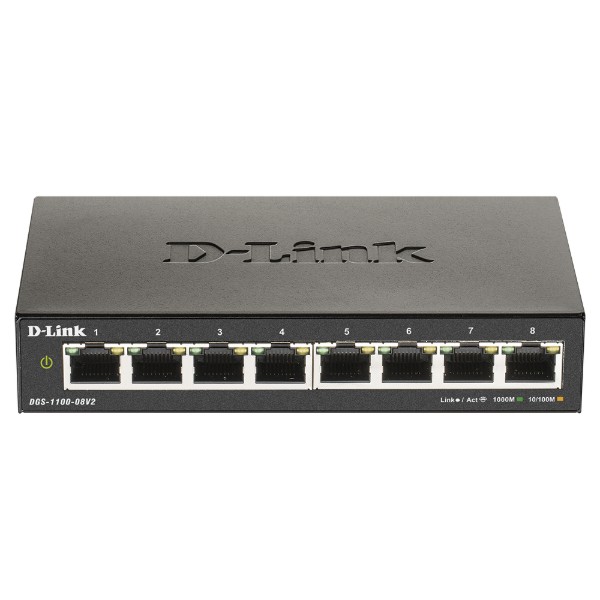 Фото - Коммутатор локальной сети (Switch) D-Link DGS-1100-08V2