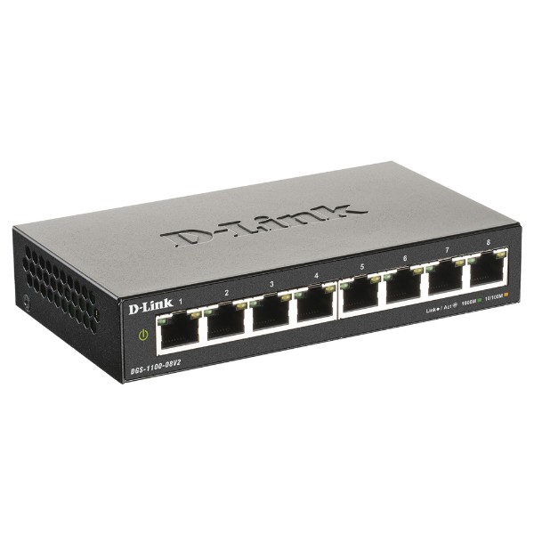 Фото - Коммутатор локальной сети (Switch) D-Link DGS-1100-08V2