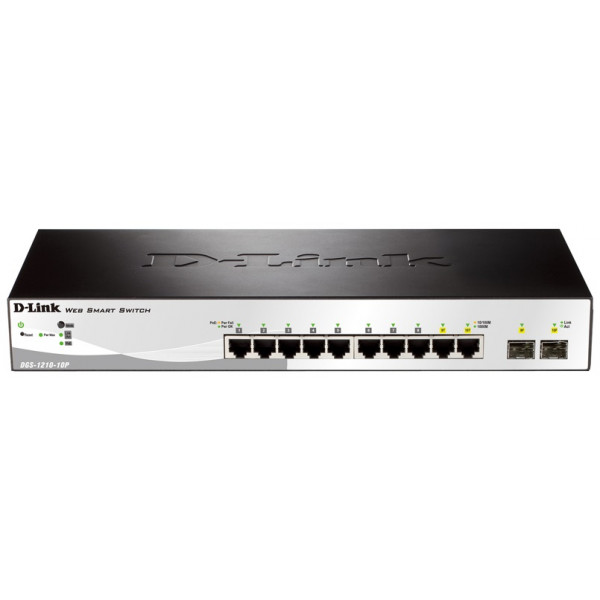 Фото - Коммутатор локальной сети (Switch) D-Link DGS-1210-10P
