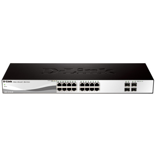 Фото - Комутатор локальної мережі (Switch) D-Link DGS-1210-20