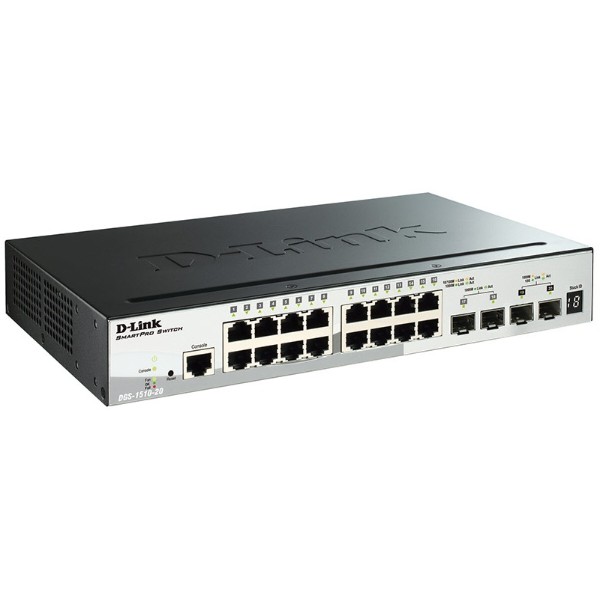 Фото - Комутатор локальної мережі (Switch) D-Link DGS-1510-20