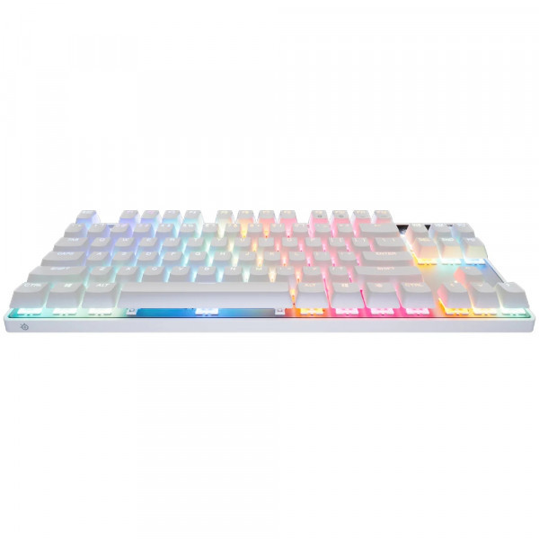 Фото - Клавиатура проводная игровая SteelSeries Apex Pro TKL Gen 3 UA HyperMagnetic OmniPoint 3.0 OLED White (64898)