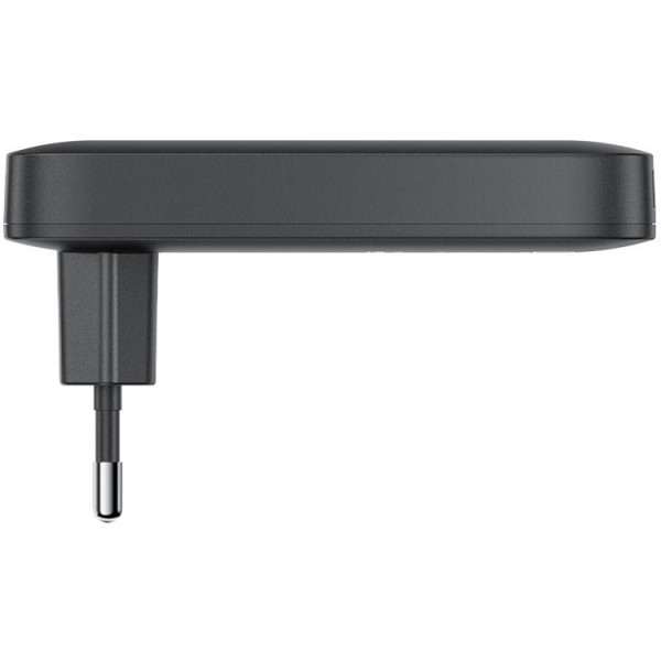 Фото - Мережевий зарядний пристрій AceFast 3xUSB 65W (2xUSB-C+USB-A) Gan A100 Fast Charger Ultra thin black (6974316283492)
