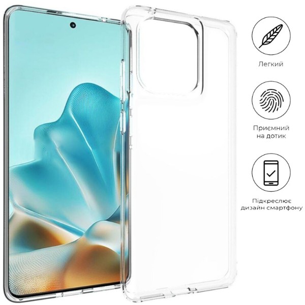 Фото - Чохол для смартфону BeCover for Motorola Edge 60 Transparancy (713771)