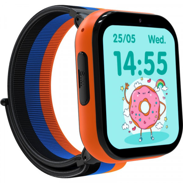 Фото - Дитячий годинник Gelius GP-PK008 (Rainbow) GPS/4G Black