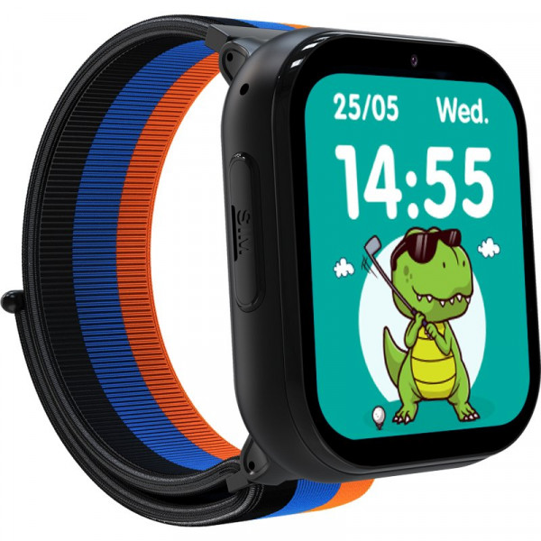 Фото - Дитячий годинник Gelius GP-PK008 (Rainbow) GPS/4G Black
