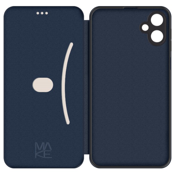 Фото - Чохол для смартфону MAKE Flip for Samsung Galaxy A07s, Dark Blue (MCP-SA07SBL)