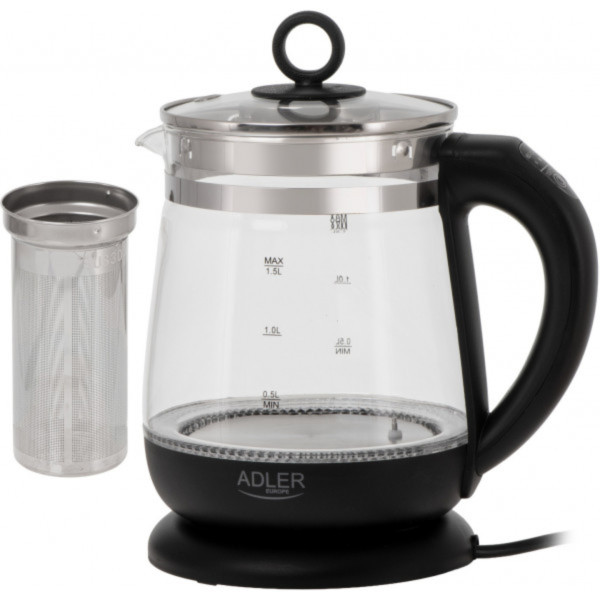 Фото - Електричний чайник Adler AD 1299b Black