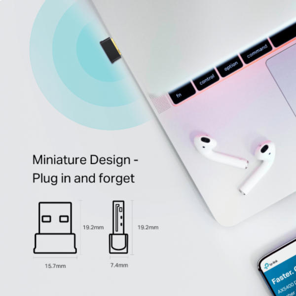 Фото - USB-адаптер мережі WiFi TP-Link Archer T2UB Nano