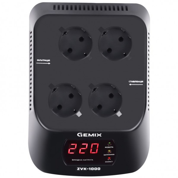 Фото - Стабілізатор напруги Gemix ZVK1000.700W