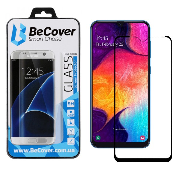 Фото - Захисне скло для смартфону BeCover Samsung Galaxy A50 SM-A505/A50s SM-A507 Black (703444)
