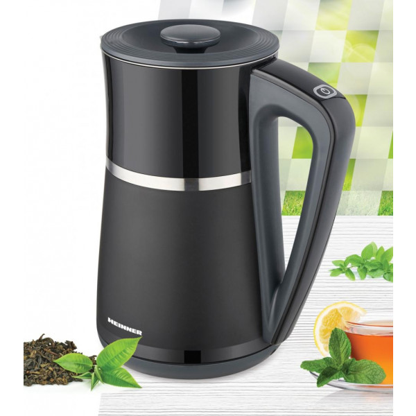 Фото - Электрический чайник Heinner HEK-D22002WBK