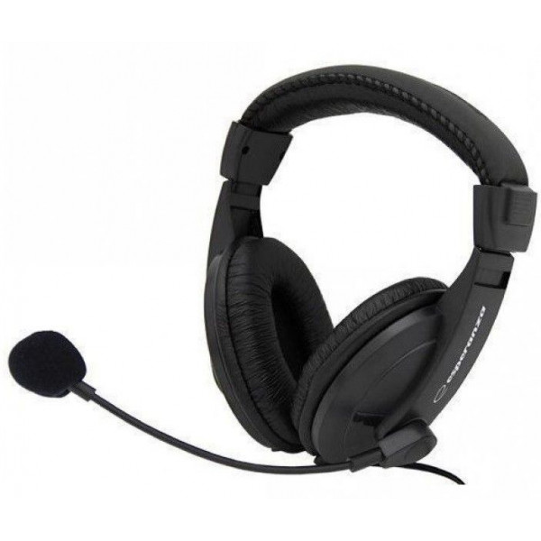 Фото - Гарнитура проводная Esperanza Headset EH103 Black