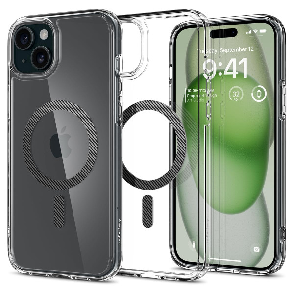 Фото - Чохол для смартфону Spigen for Apple iPhone 15 Plus Ultra Hybrid MagFit, Graphite (ACS06662)