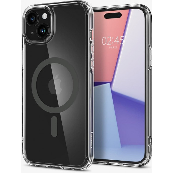 Фото - Чохол для смартфону Spigen for Apple iPhone 15 Plus Ultra Hybrid MagFit, Graphite (ACS06662)