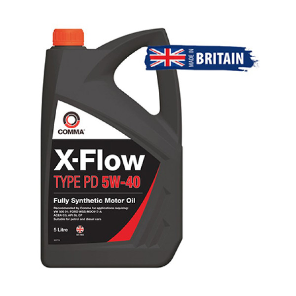 Фото - Олива для авто COMMA X-FLOW TYPE PD 5W-40 5л (XFPD5L)