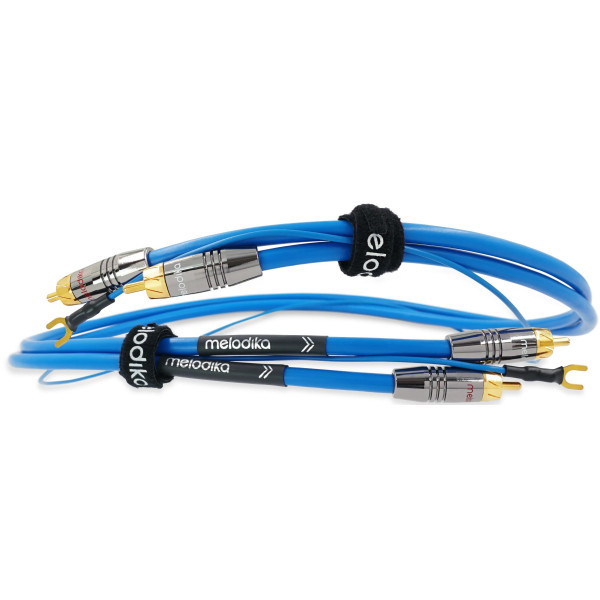 Фото - Кабель RCA Melodika 2xRCA - 2xRCA 1m Blue (SBPH10)