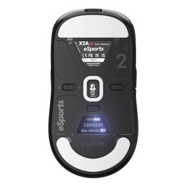 Фото - Миша бездротова Pulsar X2A eS Size2 4K Black (PX2AES21)