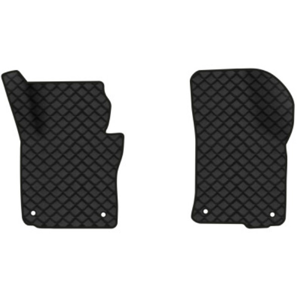 Фото - Коврики из экокожи в салон авто передние EVAtech для Octavia A5 (AT, 8 clips) Skoda 2004-2013 2 поколение Liftback EU (SK12152AD2AV4BBB)