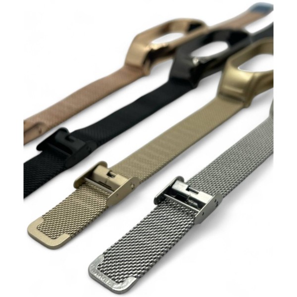 Фото - Ремінець для фітнес-браслета BeCover Metal for Xiaomi Mi Smart Band 9 Black (711978)