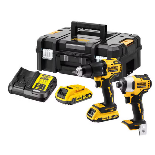 Фото - Набір електроінструментів DeWALT 18 В XR Li-lon 2 Аг (DCK2062D2T) Фото - Набір електроінструментів DeWALT 18 В XR Li-lon 2 Аг (DCK2062D2T)