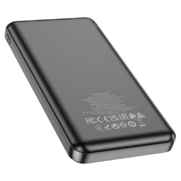 Фото - Батарея мобільна HOCO J100 High-Ranking 10000 mAh Black (714727)