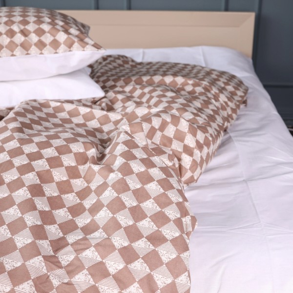Фото - Комплект постельного белья MirSon King Size 220х240 см 17-4789 Brackenheim Бязь (2200009006265)