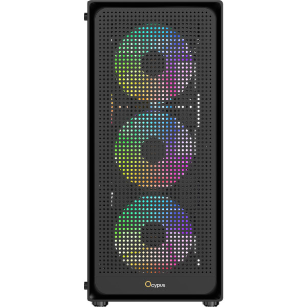 Фото - Корпус OCYPUS MATX W/O PSU GAMMA C50 BK ARGB (GAMMA-C50-BKG400XX-GL)
