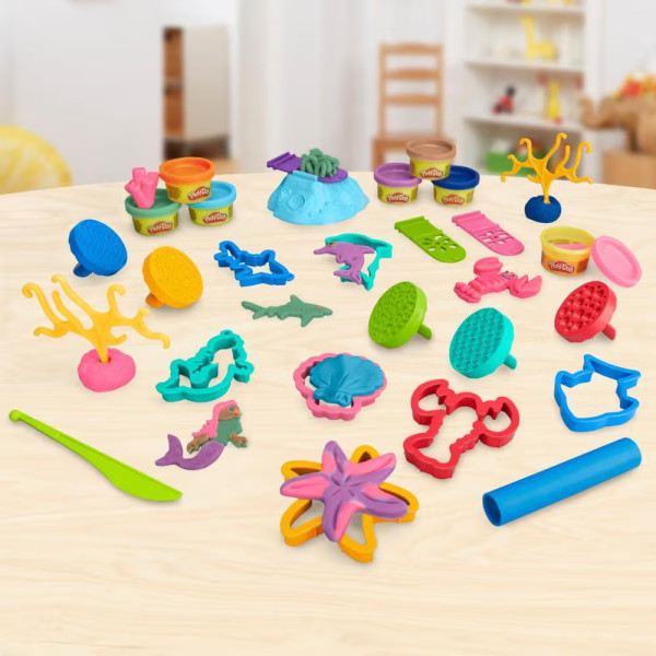Фото - Набори для ліплення Hasbro Play Doh Креативні колекції IMAGINE UNDERWATER SET (F7384_F8163)