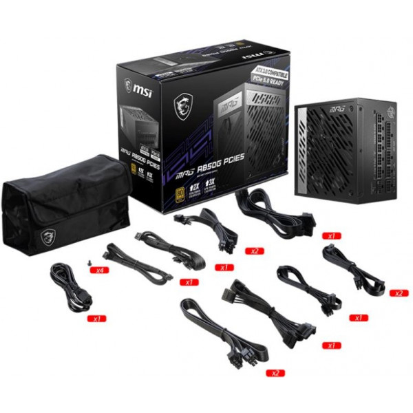 Фото - Блок питания для ПК MSI 850W (MPG A850G PCIE5)