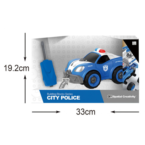 Фото - Пластиковий конструктор DIY Spatial Creativity поліцейський (LM8021-SZ-1)