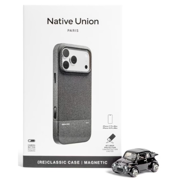 Фото - Чохол для смартфона Native Union (RE) Classic Case Black for iPhone 18 Pro Max/17 Pro Max (RECLA-BLK-NP26PM)