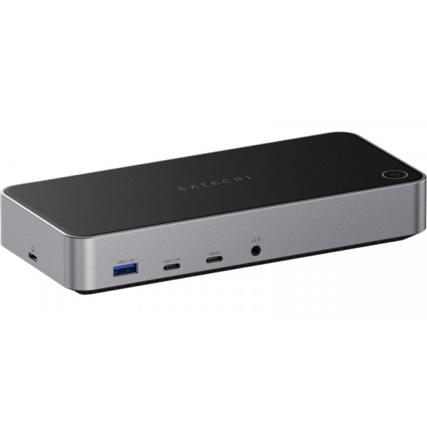 Фото - Хаб USB Satechi Triple 4K Display Docking Station Space Gray (ST-D4KTM-EU)