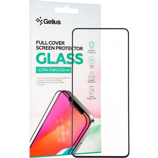 Фото - Защитное стекло для смартфона Gelius Full Cover Ultra-Thin 0.25mm for Xiaomi Redmi Note 12 5G Black (96363)