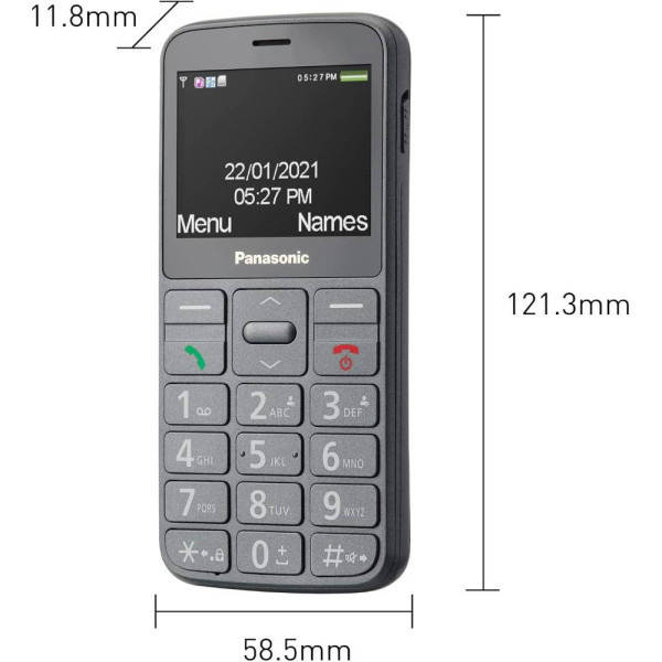 Фото - Мобильный телефон Panasonic KX-TU160EXG Gray