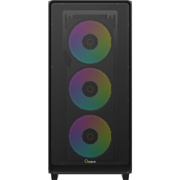 Фото - Корпус OCYPUS ATX W/O PSU GAMMA C60 BK ARGB (GAMMA-C60-BKG400XX-GL)