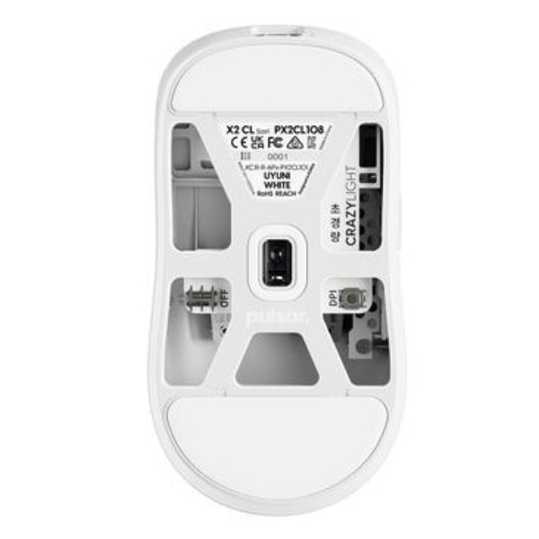Фото - Мышь беспроводная игровая Pulsar X2 CrazyLight White (PX2CL108)