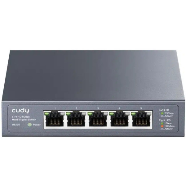 Фото - Коммутатор локальної мережі (Switch) Cudy HS105