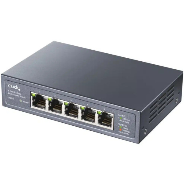 Фото - Коммутатор локальної мережі (Switch) Cudy HS105