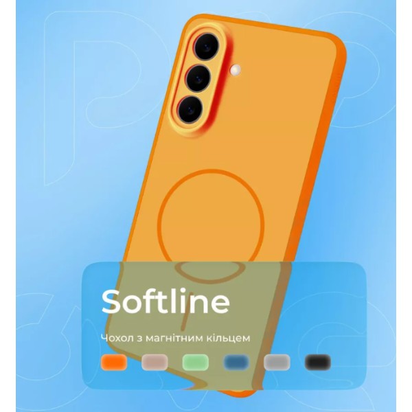 Фото - Чехол для смартфона Proove Softline Case with Magnetic Ring Samsung Galaxy A37 black (PCLCSGSA372)