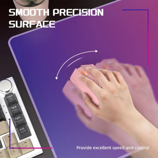 Фото - Коврик для мыши игровой Attack Shark CM03 eSport 450x400x4мм Violet-Blue gradient (CM03VBG_AS)
