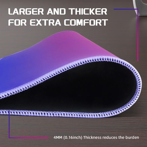 Фото - Коврик для мыши игровой Attack Shark CM03 eSport 450x400x4мм Violet-Blue gradient (CM03VBG_AS)