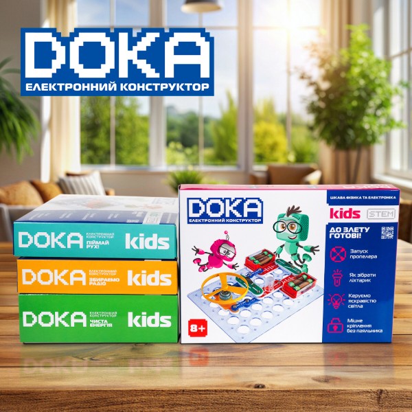 Фото - Електронний конструктор DOKA ДО ЗЛЕТУ ГОТОВІ! (D70702)