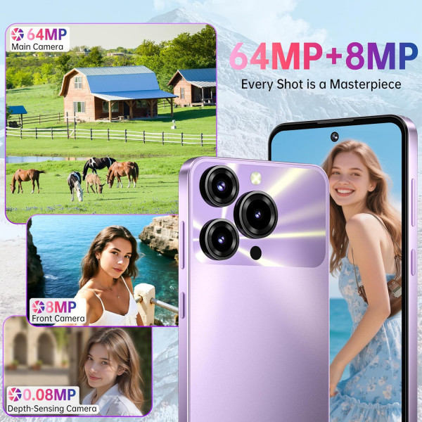 Фото - Смартфон OUKITEL C69 8/512GB Purple
