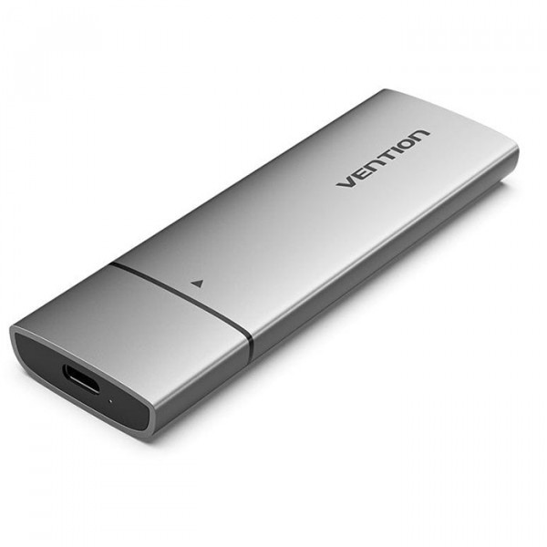 Фото - Зовнішній карман Vention M.2 NVME M-key USB Type-C 3.2 Gray (KPGH0)