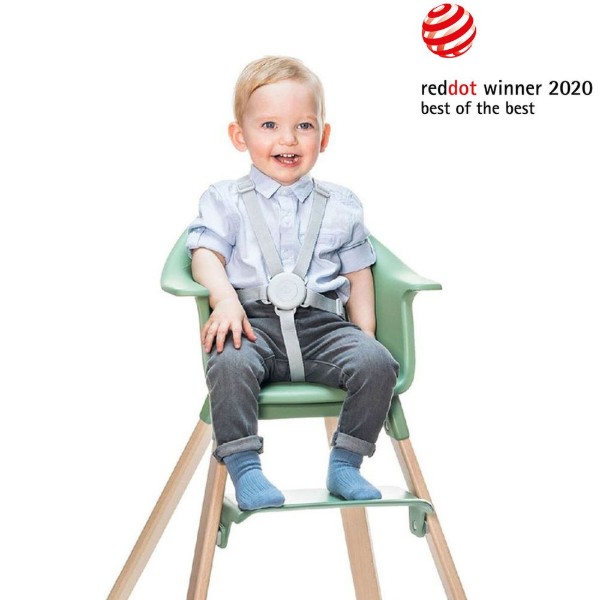 Фото - Стільчик для годування класичний Stokke Clikk Clover Green (552002)