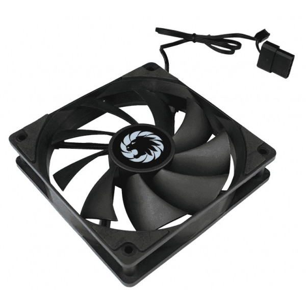 Фото - Уцінка - Корпусний вентилятор Gamemax 120mm Black (GMX-WFBK-BK)